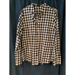 The Limited Plaid Button Up